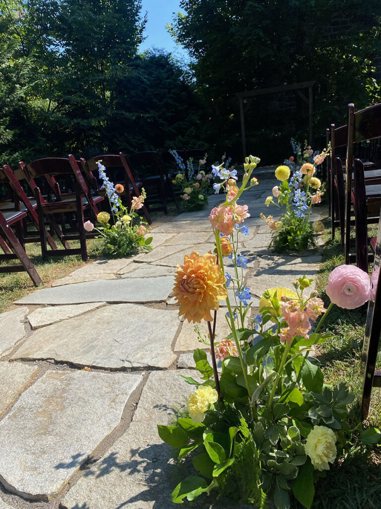 Garden-Inspired Ceremony Meadow Flowers by Sugar magnolia