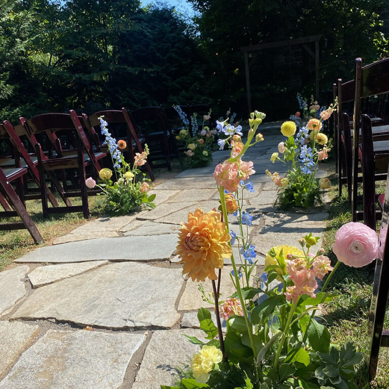 Garden-Inspired Ceremony Meadow Flowers by Sugar magnolia