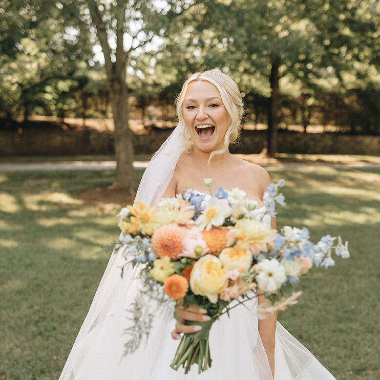 Asheville Wedding Florist. Bride's Bouquet by Sugar Magnolia Flower Company -